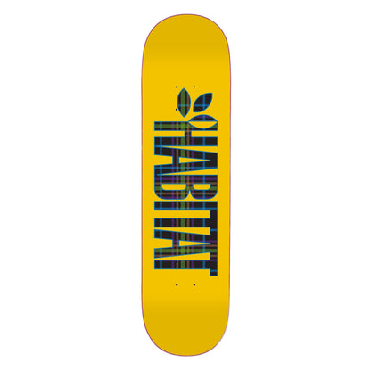 Habitat Skateboard Deck Apex Twin Textile Yellow 8.5" x 32.5"