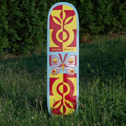 Habitat Skateboard Deck Suciu Moth Grey 8.375" x 32.125"