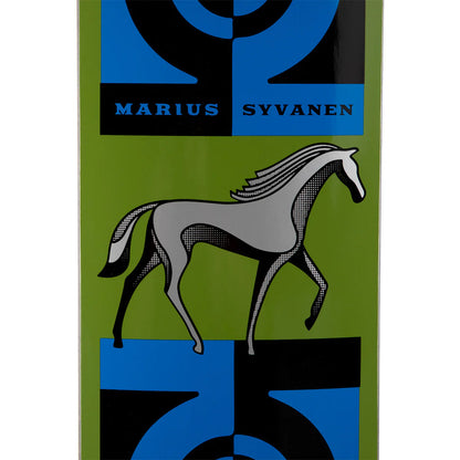 Habitat Skateboard Deck Syvanen Finnhorse Green 8.125" x 31.5"
