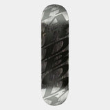 Hardbody Skateboards Stacked Logo Deck 8.38" Black Veneer