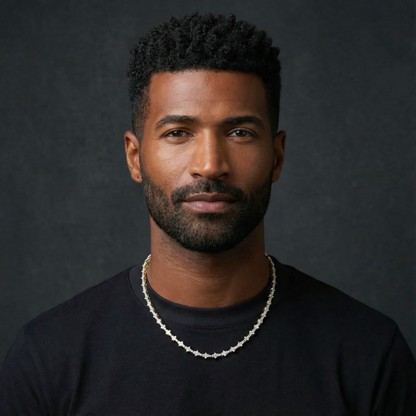 Honeycomb Tennis Chain (Gold) - 6.5mm