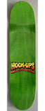 Hook Ups Skateboard Deck Cheshire Cat in Wonderland 8.5" x 32.25"