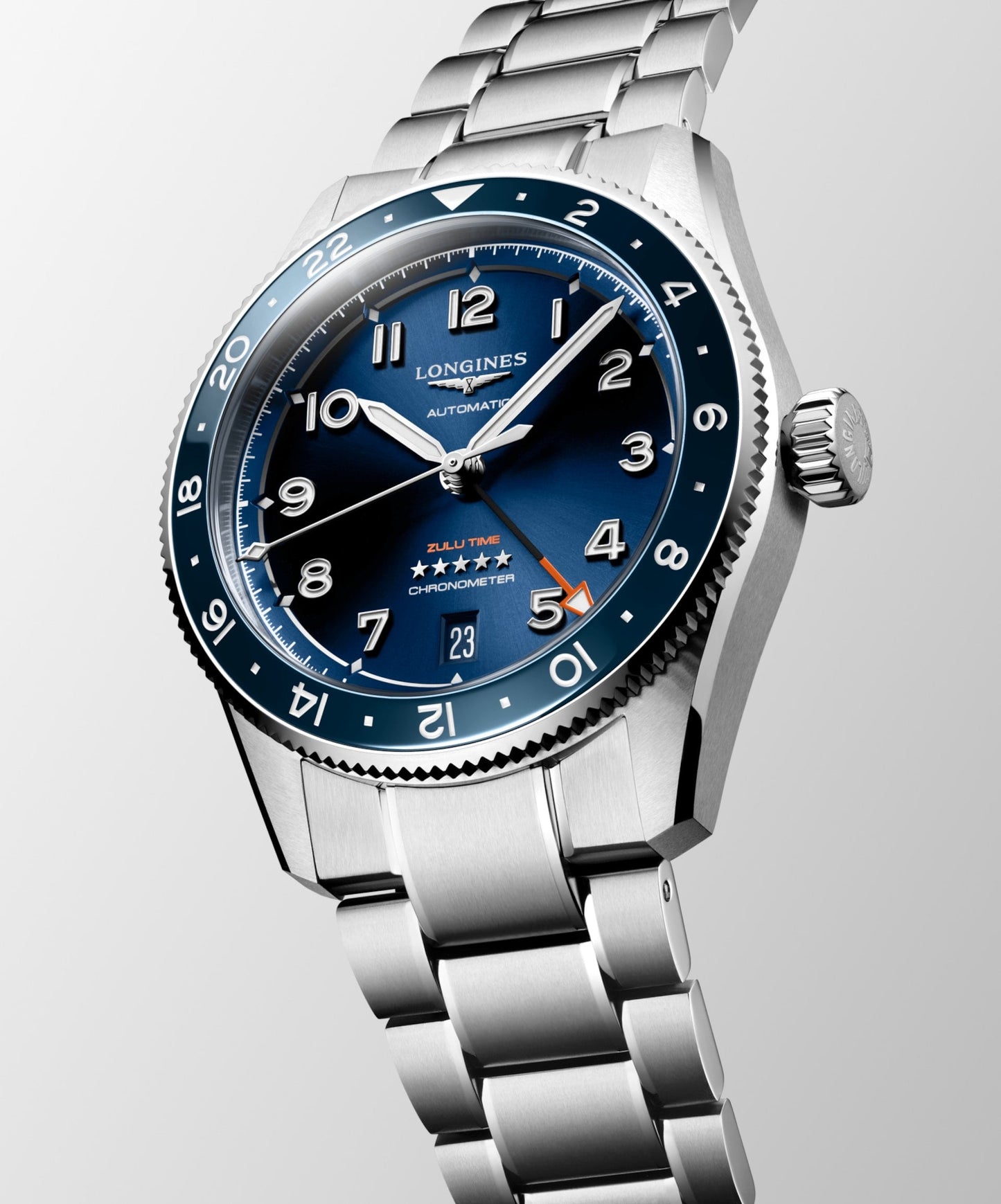 Spirit Zulu Time GMT 39 mm Blue