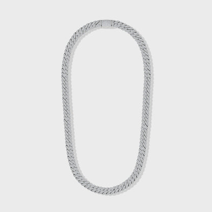 Iced Cuban Chain (Silver) - 10mm