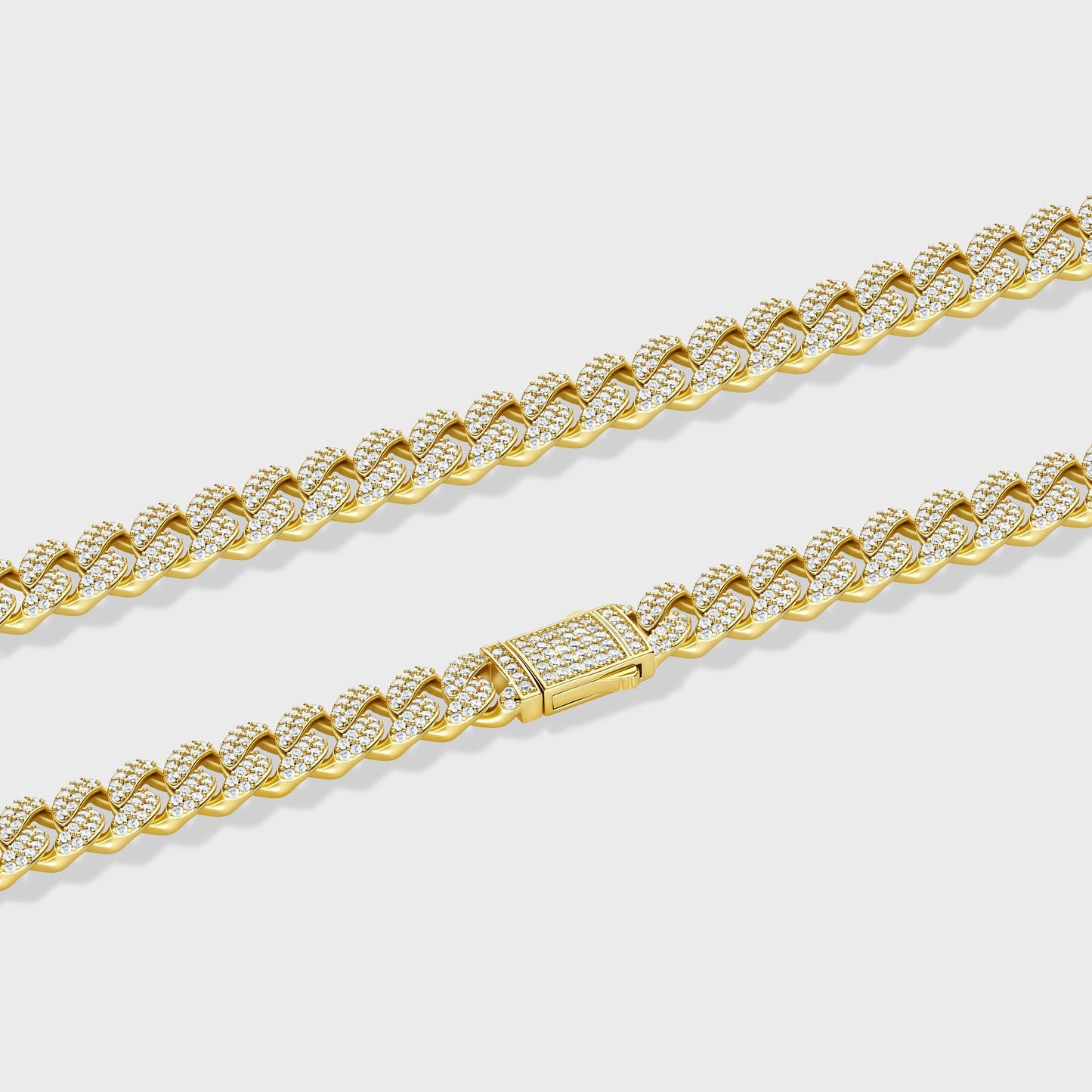 Iced Cuban Chain (Gold) - 12mm