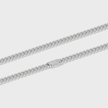 Iced Cuban Chain (Silver) - 8mm