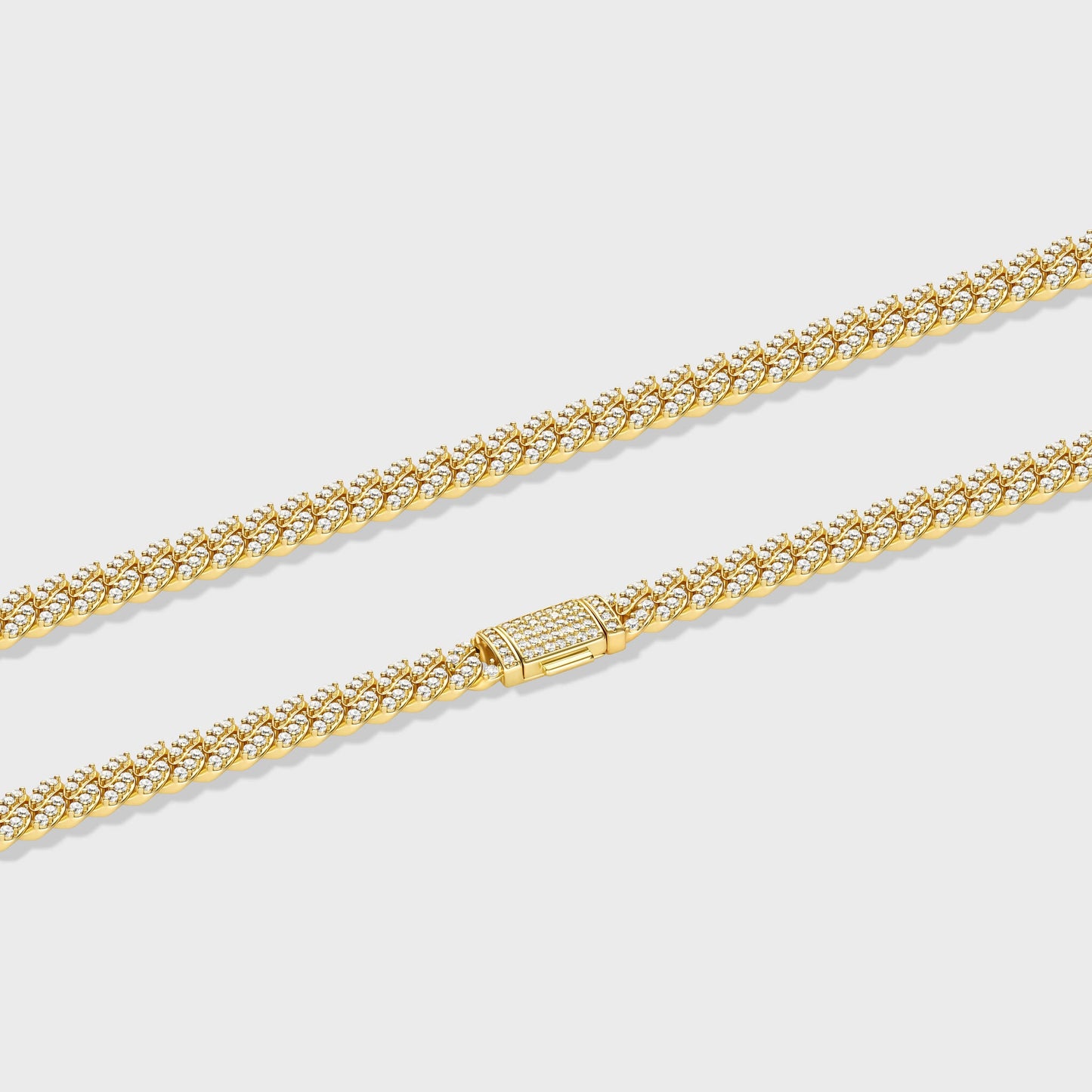 Iced Cuban Chain (Gold) - 8mm