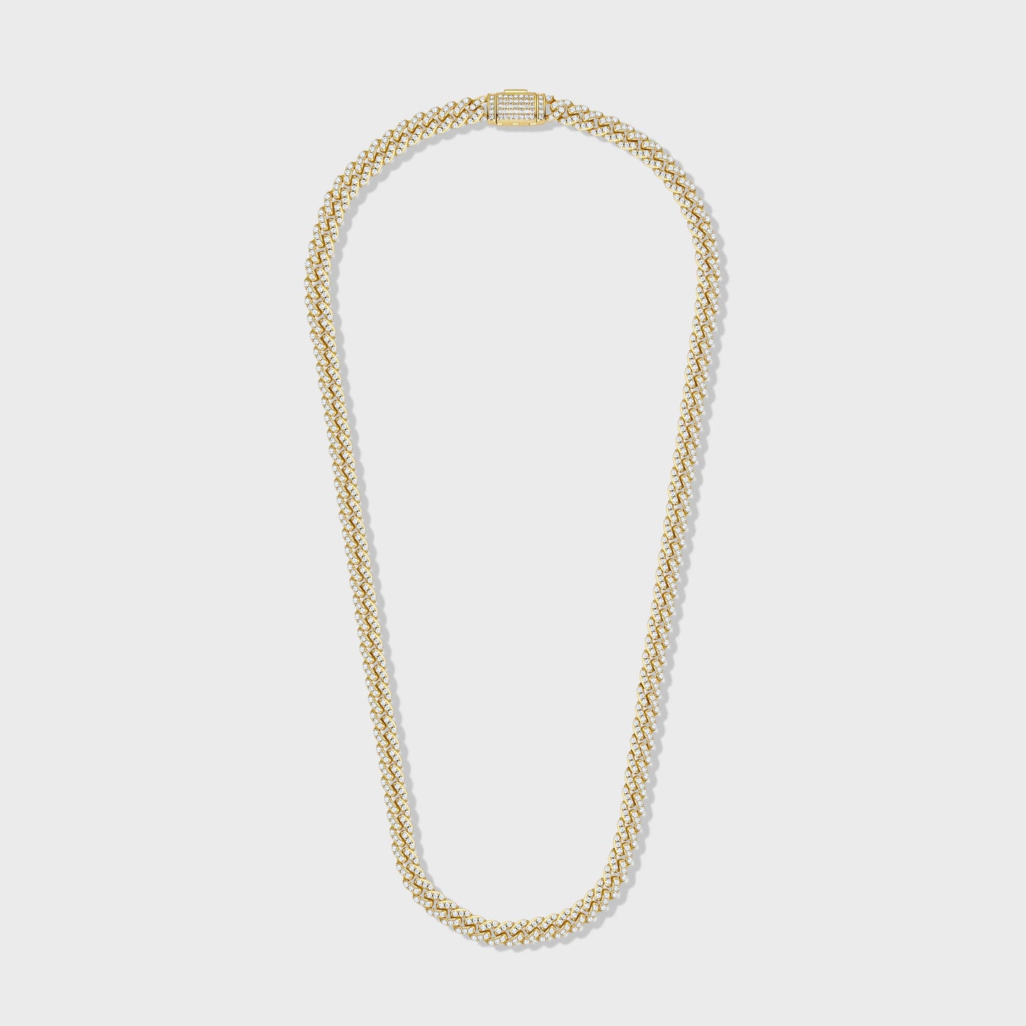 Iced Cuban Chain (Gold) - 8mm