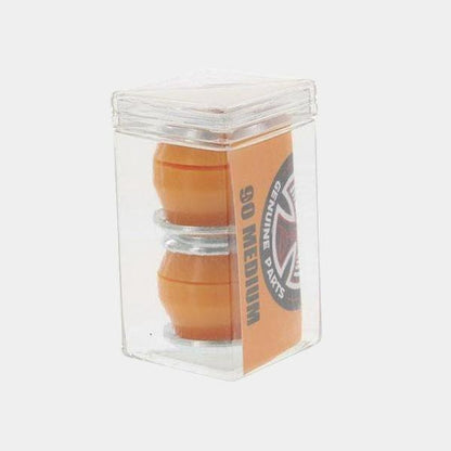 Independent Standard Conical Cushion Bushings 2 Pair w/ Washers 90a Medium Orange
