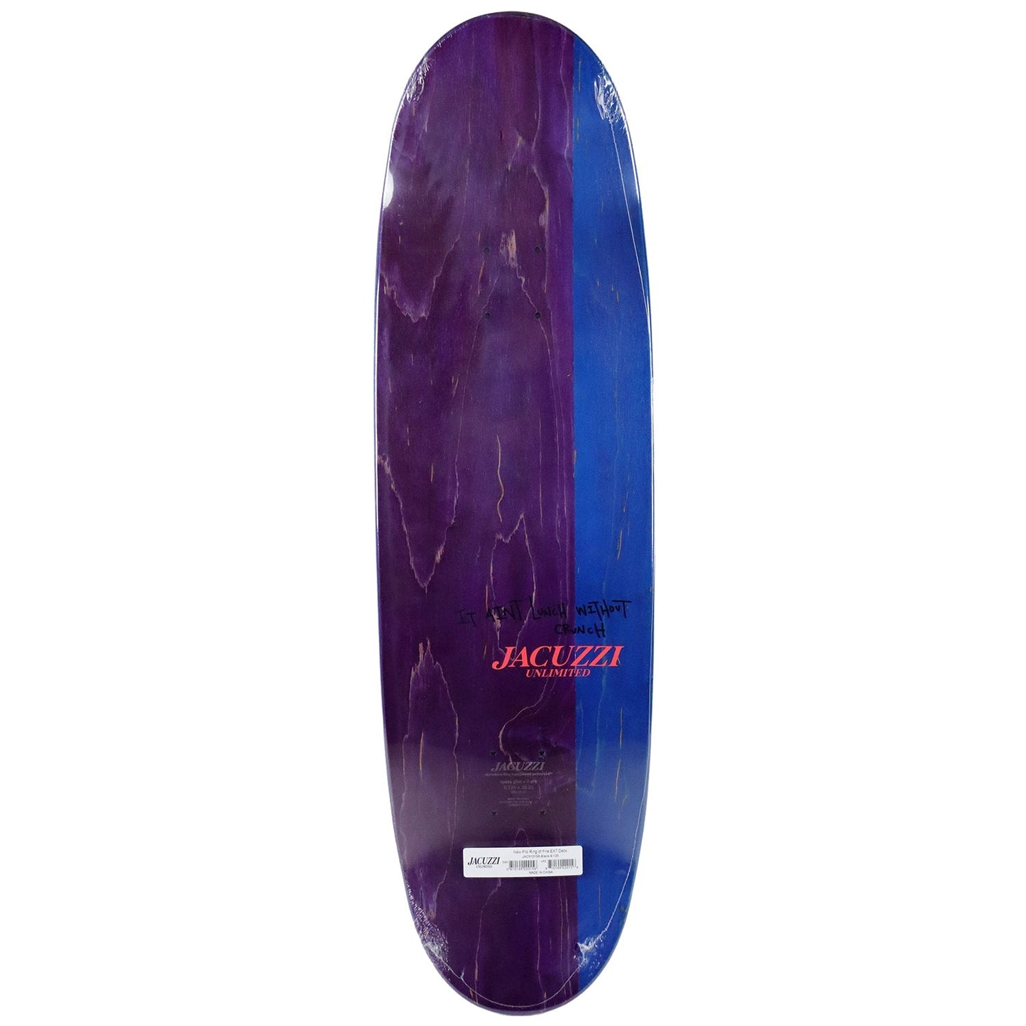 Jacuzzi Skateboard Deck Tony Latham Ring of Fire 9.125" x 32.1"