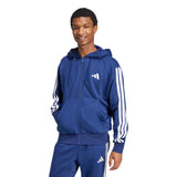 Essentials 3 Stripes Fleece FZ Hoody - Mens