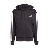 Essentials 3 Stripes Fleece FZ Hoody - Mens