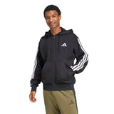 Essentials 3 Stripes Fleece FZ Hoody - Mens