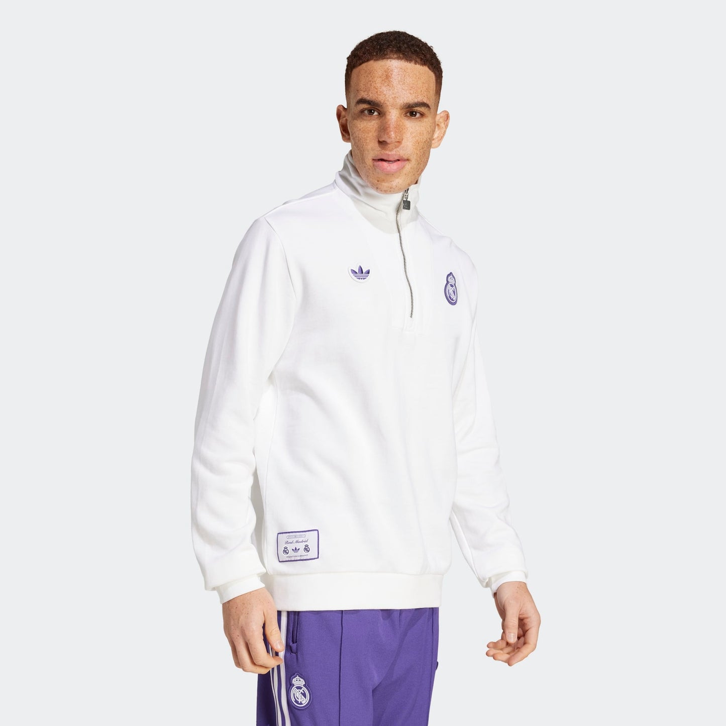 adidas Real Madrid Icon Half Zip Top