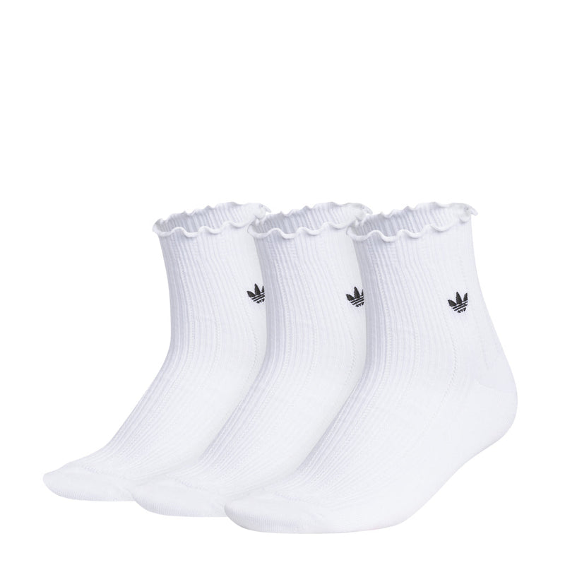 3 Pack Medium Originals Ruffle Quarter