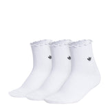 3 Pack Medium Originals Ruffle Quarter