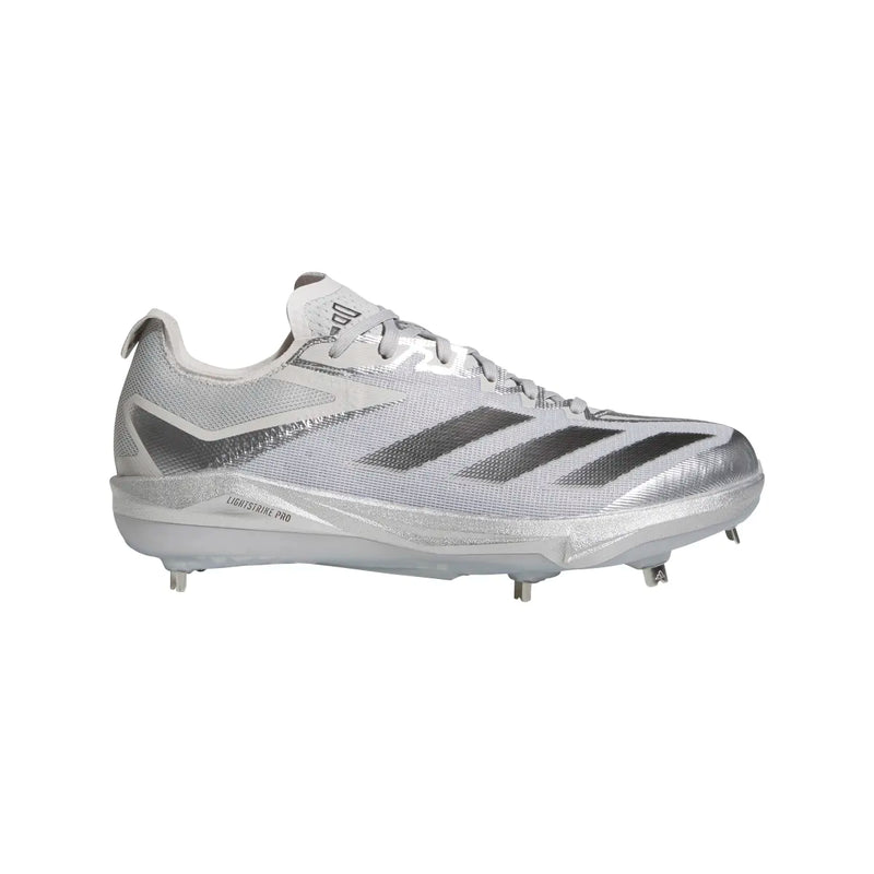 adidas Men's Adizero Electric+ Silver Speed Baseball Cleats