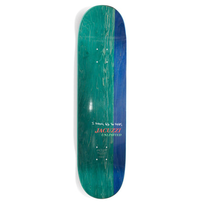 Jacuzzi Skateboard Deck Fourth Street Bowl Blue 8.25" x 31.9"