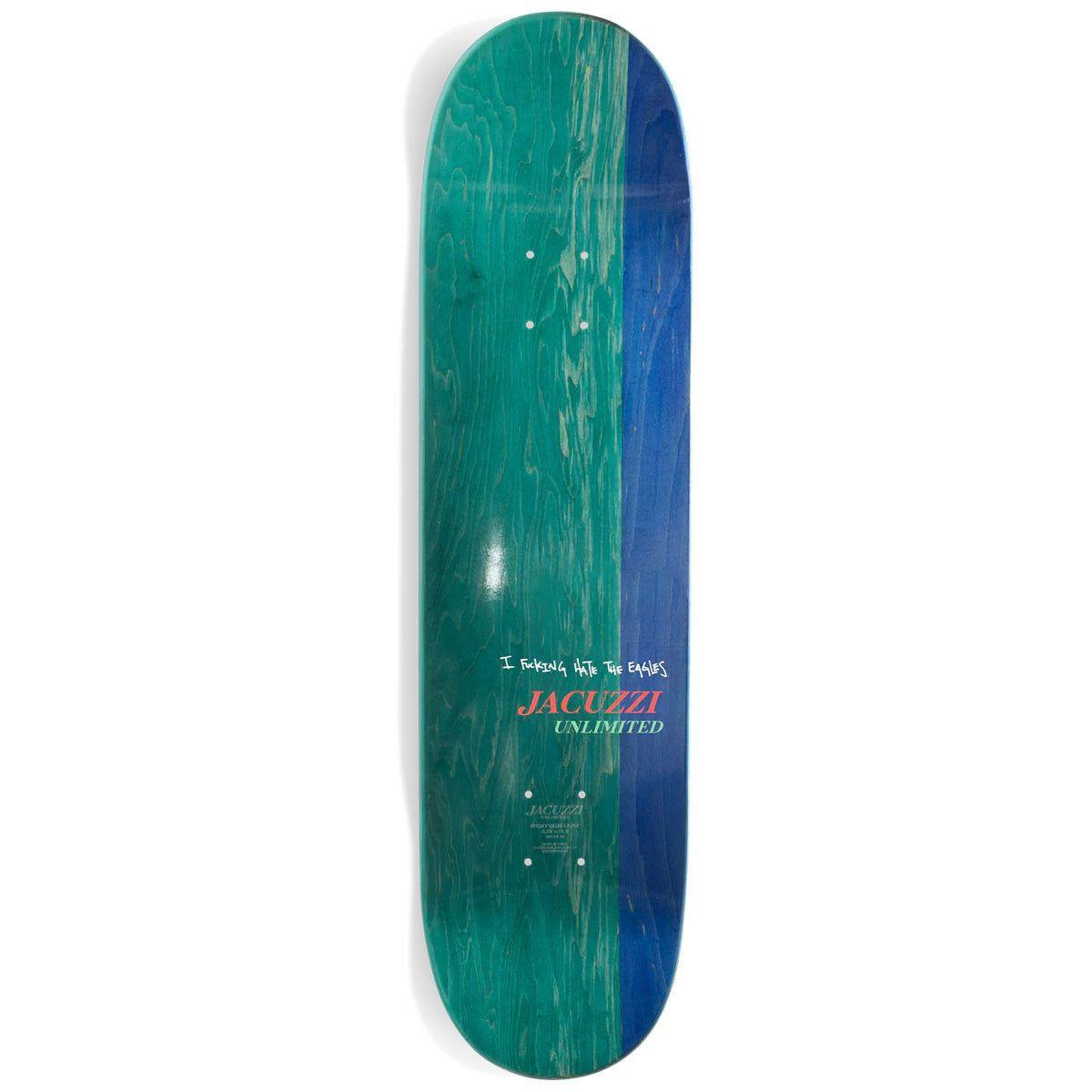Jacuzzi Skateboard Deck Fourth Street Bowl Purple 9.0" x 32.1"