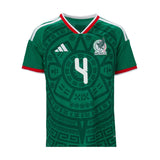 Mexico 26/27 E. Alvarez #4 Replica Home Jersey - Youth