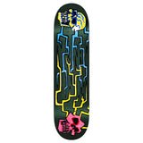 Krooked Skateboard Deck Worrest Skull and Bolts Twin Tail Slick 8.3" x 31.9"