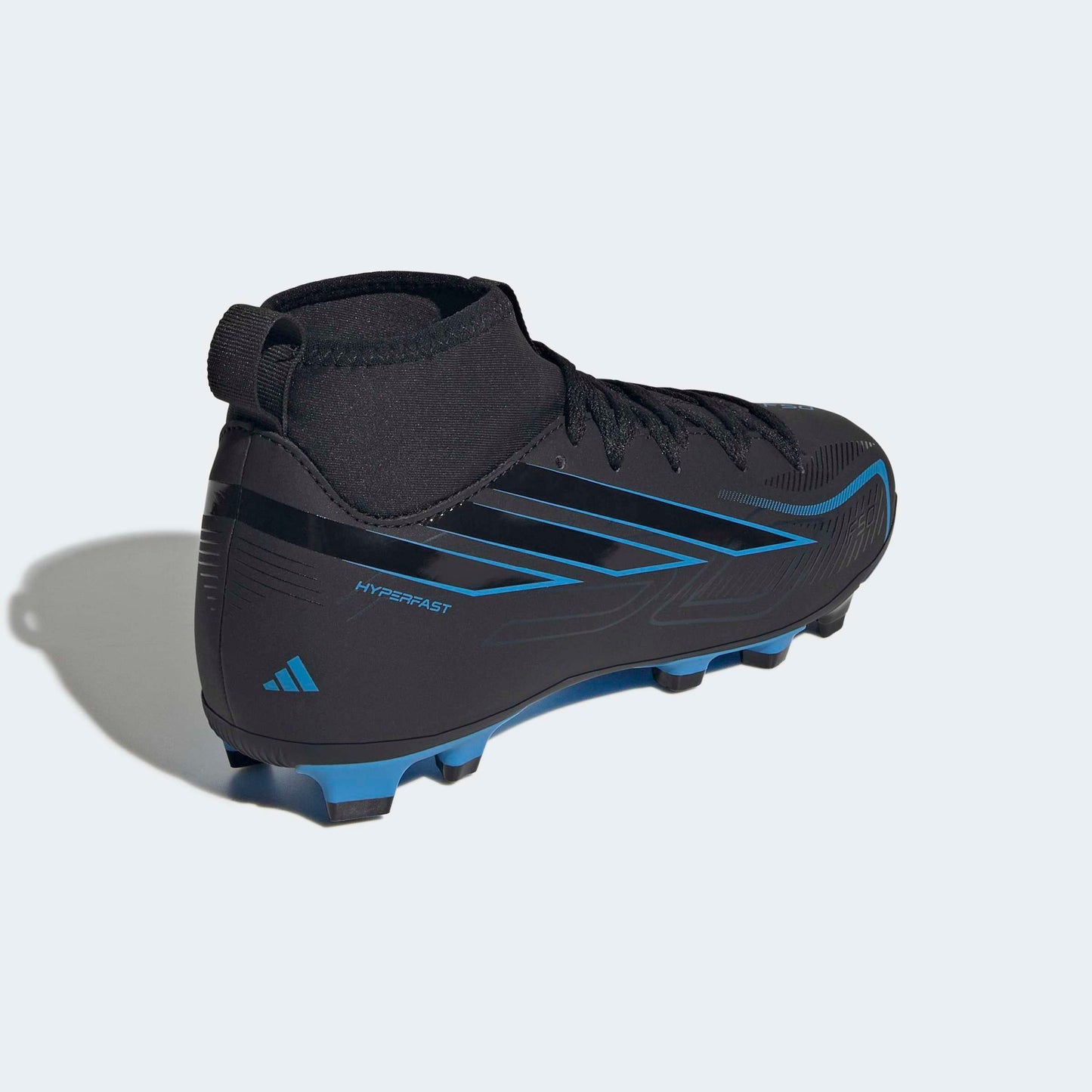 adidas Youth F50 Hyperfast Club Mid Firm/Multi Ground Soccer Cleats
