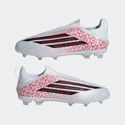 adidas F50 League Lamine Yamal Laceless Firm Ground Football Boots Kids