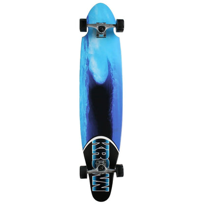 Krown Longboard Complete Kicktail Blue Wave