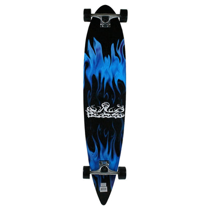 Krown Longboard Complete Pintail Blue Flame