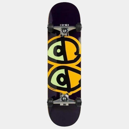 Krooked Skateboards Deluxe Glow Eyes Complete Skateboard 8.25"