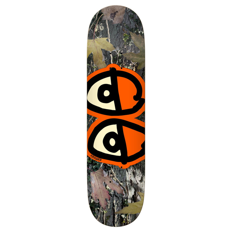 Krooked Skateboard Deck Team Eyes Camo 8.25" x 32"