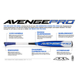 AXE 2023 AVENGE PRO USSSA (-10) 2-3/4" BASEBALL BAT