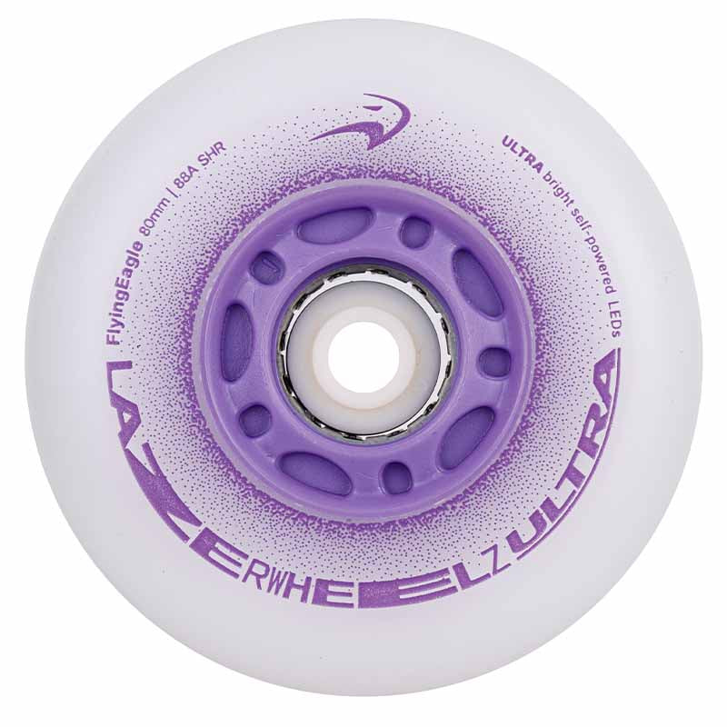 Flying Eagle Lazer Wheelz Ultra LED 80mm/88A Wheels (Pack of 4)