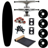 Moose Longboard Complete 9" x 40" Kicktail Dipped Black