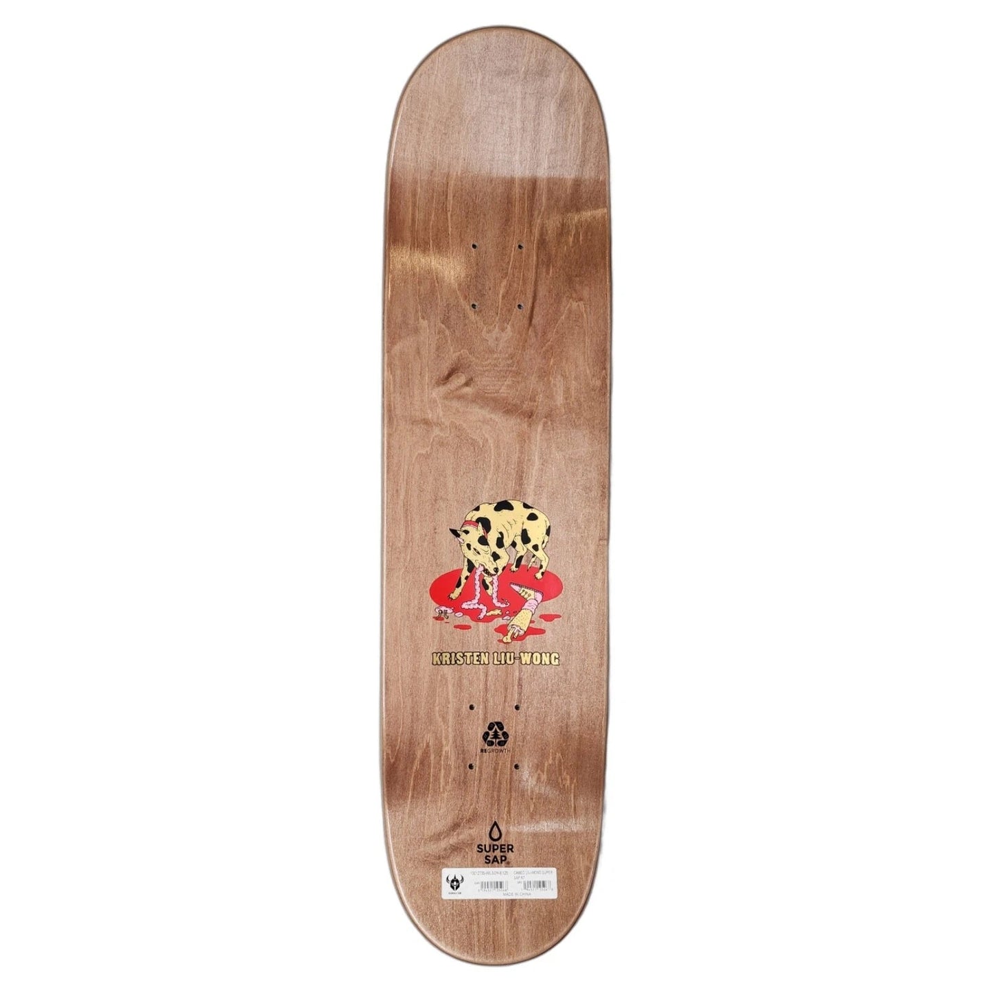 Darkstar Skateboard Deck Cameo Wilson Liu-Wong Super Sap  8.125" x 31.7"