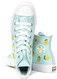 Converse Chuck Taylor A16555C In Light Blue Lemon Print Juniors