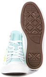 Converse Chuck Taylor A16555C In Light Blue Lemon Print Juniors
