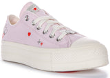 Converse Chuck Taylor Lift Low A09115C In Lilac | Hearts