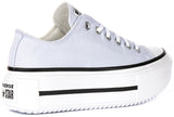 Converse All Star Lift Double Stack Low A16285C In Lilac
