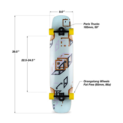 Loaded Longboard Complete Tesseract II Spectra 9.6" x 39.5"