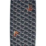 Hockey Skateboard Deck Lonliest Feeling Shaped Black 8.44" x 31.89"