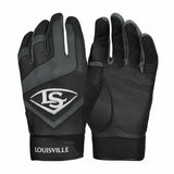 Louisville Slugger Adult Genuine Batting Gloves - Black / White