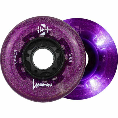 Luminous LED 80mm/85A Wheels (Pack of 4)