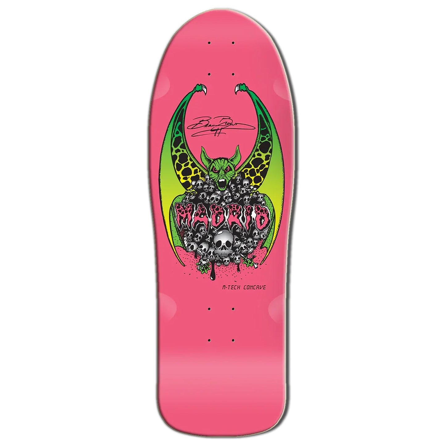 Madrid Skateboard Deck Beau Brown Re-Issue Pink 10.375" x 30.625"