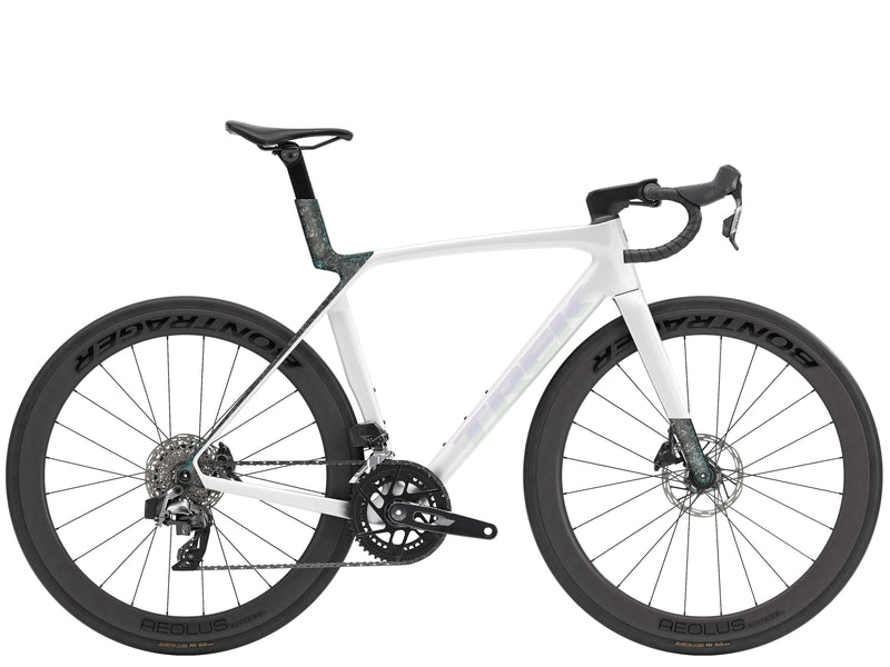 Madone SL 6 AXS S Gloss Crystal White/Matte Deep Smoke
