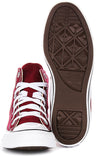 Converse All Star Chuck Taylor M9613C In Maroon Hi Tops
