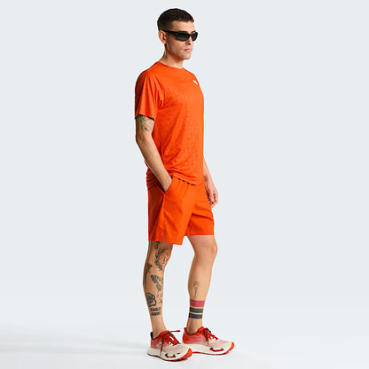 The North Face - Men's 24/7 Pentadome Embossed Reg Short-Sleeve Tee - Lava Red