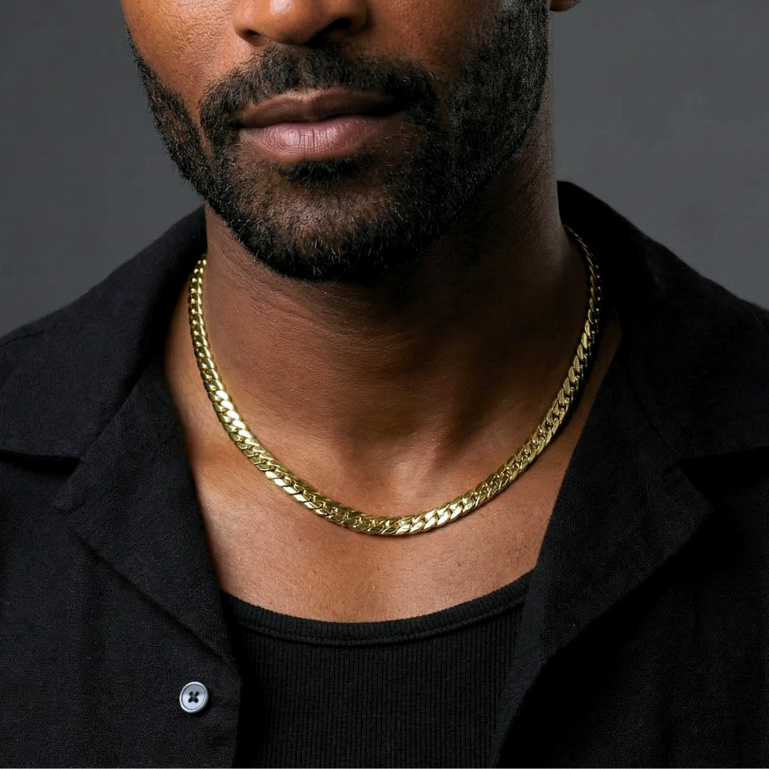 Miami Cuban Link Chain (Gold) - 5mm