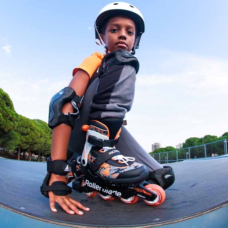 Rollerblade Microblade SL Black Orange Kids Skates