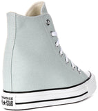 Converse All Star Wedge Hi A13532C In Light Blue For Women